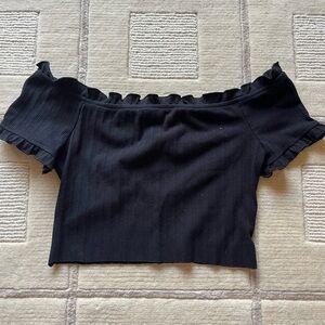 Ruffle crop top